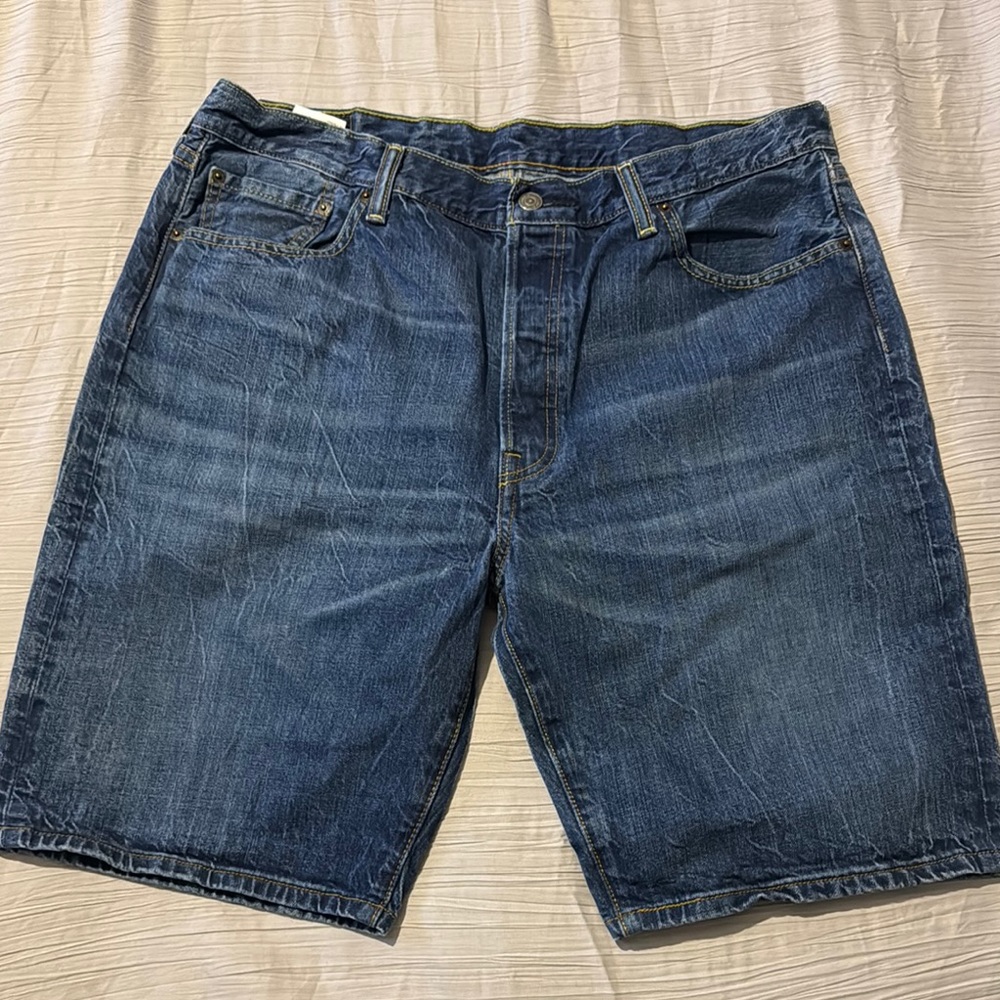 Men's Blue Denim Shorts
